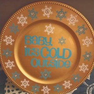 CHRISTMAS DECOR PLATE